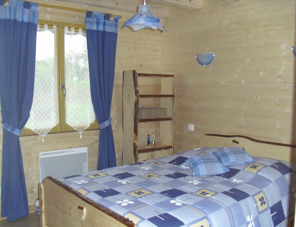 Chambre chalet authentique bois